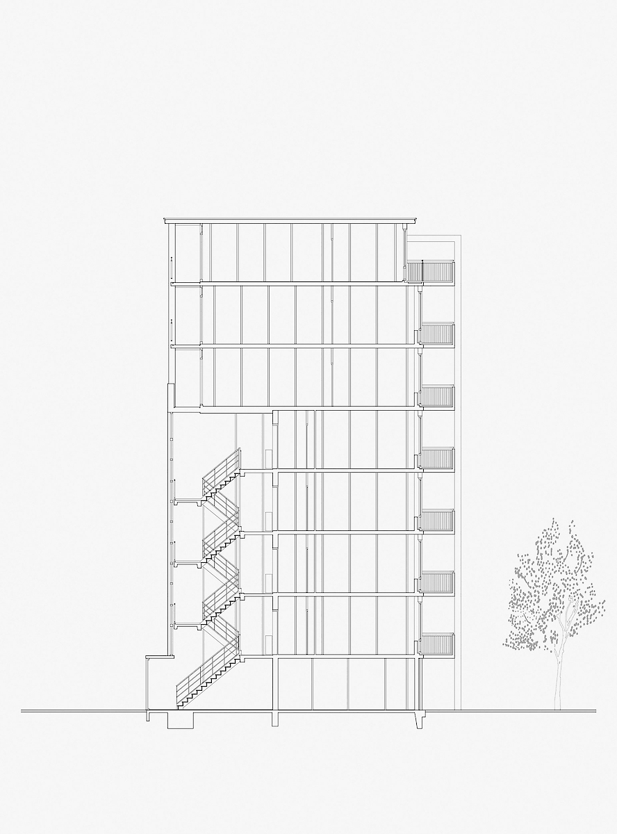 Cross-sectino <br>existing situation